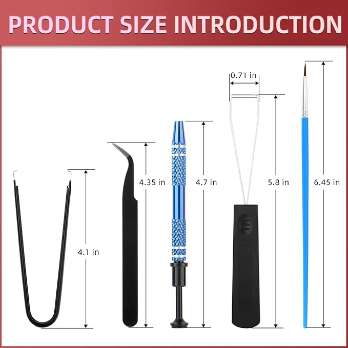 YIMAGUJRX RUNJRX Keyboard Lube Kit JRX 205G0 0.53oz/15g for Mechanical Keyboard Switch Lube, Keyboard Removal Tool with Keycap Puller,Switch Puller,Tweezers(6 Pcs)