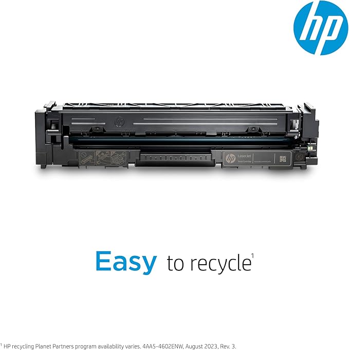 HP 206X Cyan High-yield Toner Cartridge | Works with HP Color LaserJet Pro M255, HP Color LaserJet Pro MFP M282, M283 Series | W2111X