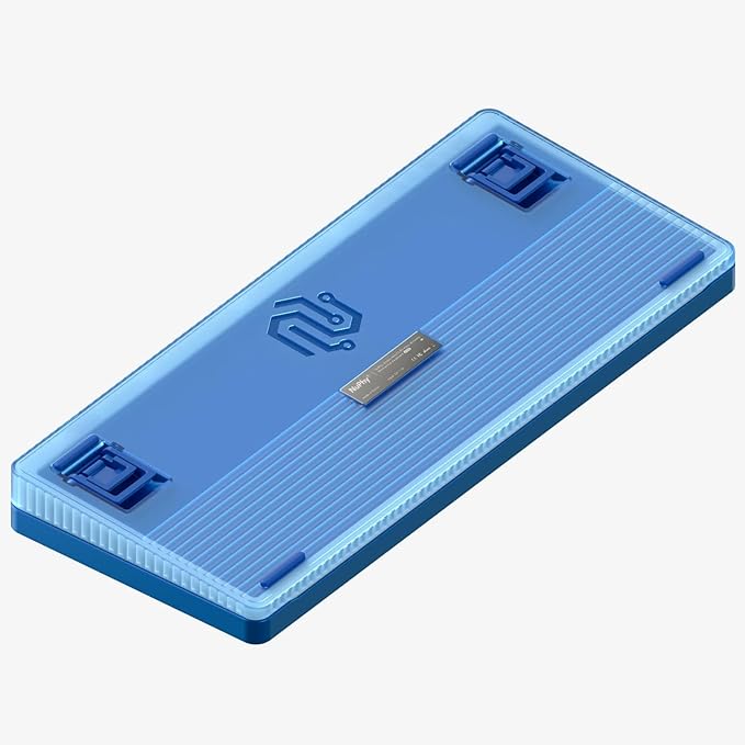 nuphy Halo75 V2 Mechancial Gaming Kyeboard,75% Wireless Hot Swappable Bluetooth Keyboard,83 Kyes RGB Backlit Keyboard,Support Bluetooth/2.4GHz/USB-C (Blue, Mint (37gf))