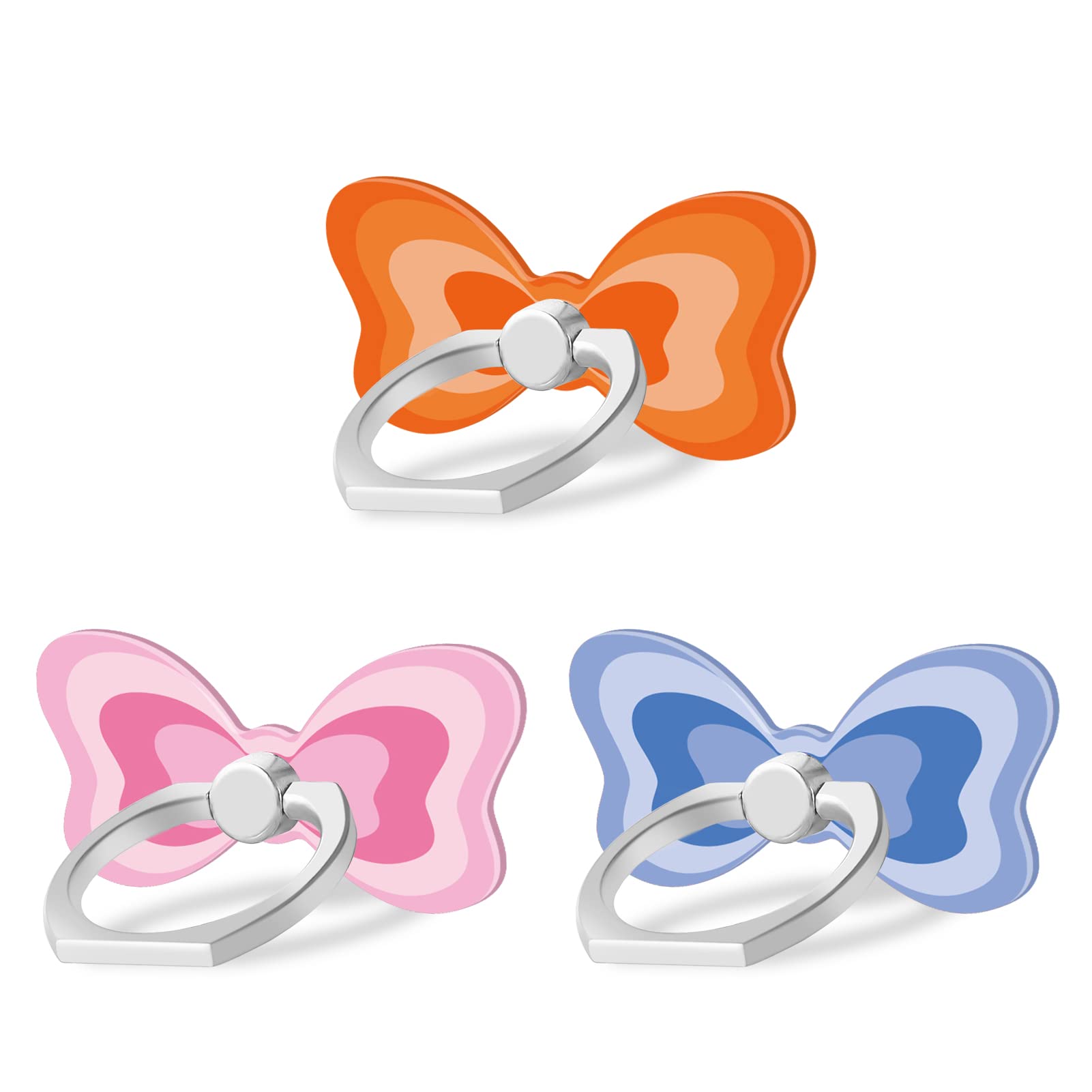 Bonoma Butterfly Phone Ring Holder,3 Pack