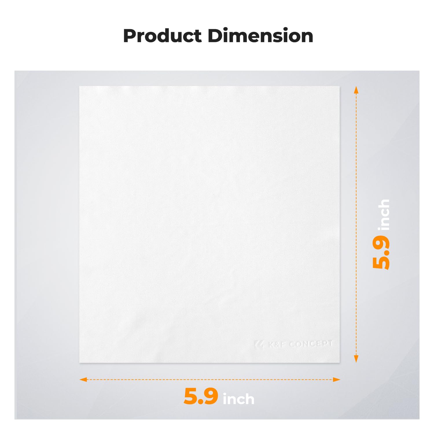 K&F CONCEPT Vacuum Packaging Microfiber Cleaning Cloths X80,for Glasses