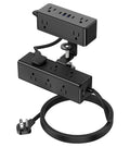 VILONG Dual Layer Desk Clamp Power Strip, 13 Outlets, 20W USB-C, 10FT Cord