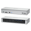 WAVLINK DisplayLink Laptop Docking Station - Quad Monitor 5K/4K @60Hz, 100W Charging - Thunderbolt 5/4, USB-C/A - M1-M5 Mac/Macbook Neo/Windows/Chrome- 4 HDMI, 4 DP, 180W Power, SD 4.0 CR, 2.5Gbps LAN