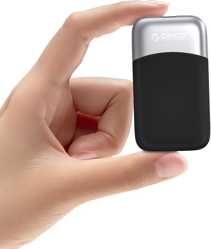 ORICO 1TB External SSD Up to 2000MB/s, Portable Solid State Drive with 20Gbps USB C&A Cable, Reliable Storage for Type-C Smartphone, Tablets, Laptops, USB 3.2 Gen 2x2- M20