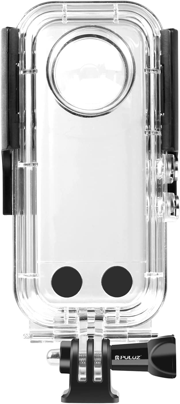 PULUZ 30m/98ft Dive Case for Insta360 X3 Underwater Waterproof Housing Cover Protective PC Shell Photography Housings with Bracket Insta 360 X3 Camera Accessories