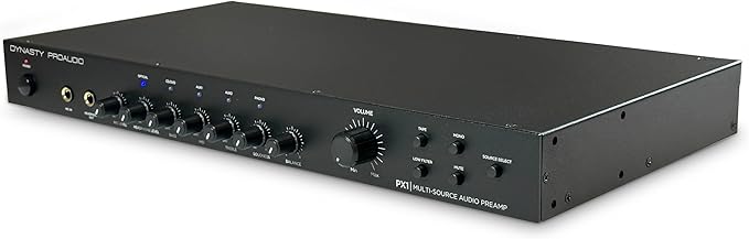 PX1 High Definition Multi-Source Hi-Fi Home Audio Stereo Preamplifier