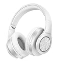 TUINYO Bluetooth Headphones Wireless, Over Ear Stereo Wireless Headset 40H Playtime with deep bass, Soft Memory-Protein Earmuffs, Built-in Mic Wired Mode PC/Cell Phones/TV-White
