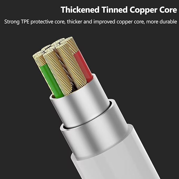 3-in-1 Aux to USB C Headphone Splitter USB-C to Dual 3.5mm Audio Adapter Dual Headphone Jack Adapter with PD Charging Compatible with iPhone 15/16, iPad Pro, Galaxy S25 Ultra, and More