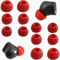 Silicone Ear Tips for Beats Studio Buds - Replacement Earbuds Cover 6 Pairs (LMS Red)