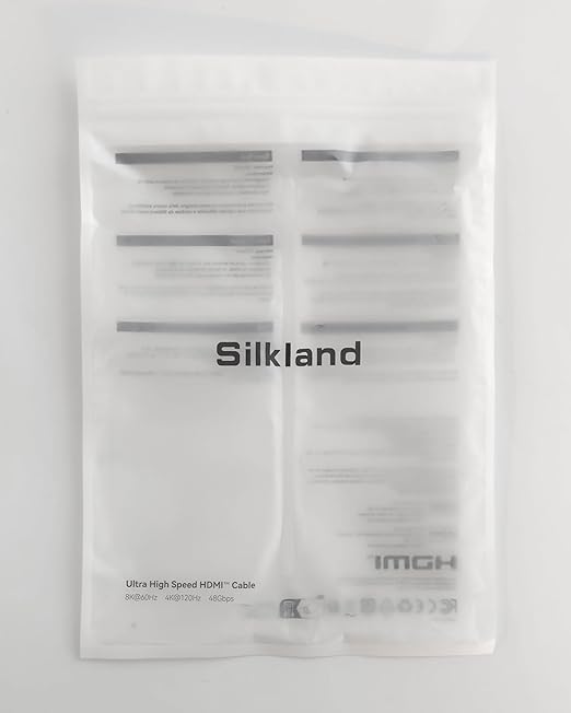 Silkland 10K 8K HDMI 2.1 Cable Certified 2-Pack 6.6FT [4K@120Hz 144Hz, 8K@60Hz, 2K@240Hz] Ultra High Speed HDMI® Cable 48Gbps (Upgrade Braided),HDR, eARC, HDCP 2.3, Compatible for/PS5/PS4/Roku TV