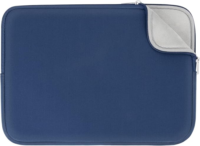RAINYEAR 16 Inch Laptop Sleeve Protective Soft Case Padded Zipper Cover Specially Compatible with 16" MacBook Pro/Max M1 M2 M3 M4 A2141 A2485 A2780 A2991 A3403 A3186 (Navy Blue, Upgraded Version)