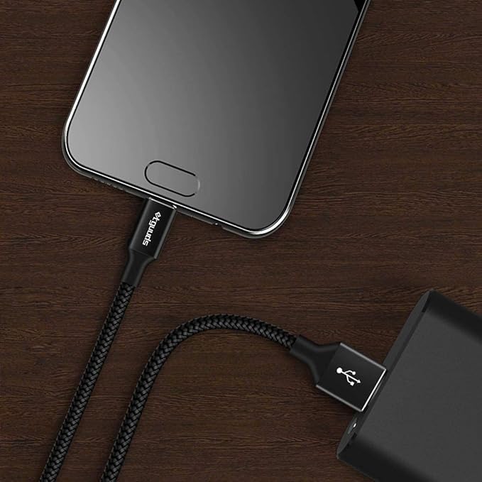 etguuds 6.6ft USB A to USB C Cable 3A Fast Charging, 2-Pack USB A to USB Type C Charger Cord for iPhone 16 15 Pro/Pro Max/Plus, for Samsung Galaxy S24 S23 S22 S21 S20 S10 A55 Flip Note, Moto, Black