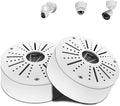 WEILAILIFE 【Compatible Almost All Cameras Type】 Security Camera Junction Box, Universial Camera Junction Box Mount Bracket, Outdoor Security Camera Mount, CCTV Metal Junction Box(2 Pack)