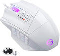UtechSmart Venus Gaming Mouse RGB Wired, 16400 DPI High Precision Laser Programmable LED MMO Computer Gaming Mice with 12 Side Buttons