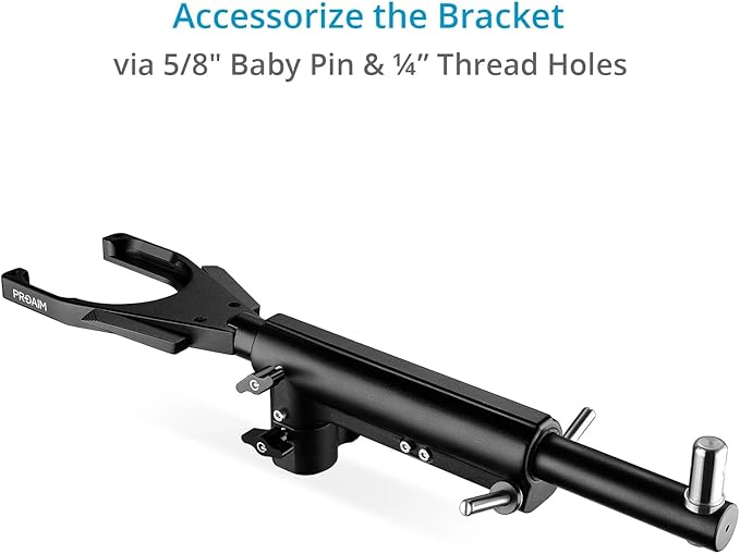 Proaim Ring Docking Bracket for Handheld Camera Stabilizers, Arm & Vest. Payload Capacity up to 25kg / 55.11lb. (ST-RGDB-01)