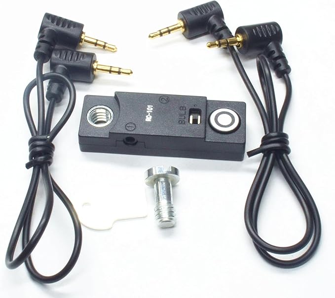 for hasselblad Cable Shutter Cable Release Remote H2F,H3DII,H4D,H5D-40,H6 Two Cameras in sync Button 1/4 Stabilizer Extension Photo Key Accessories. Small Size Control (RC101-2.5A H)