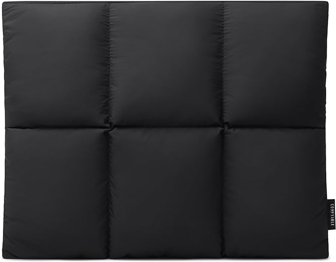 Comfyable Puffy Laptop Sleeve 13 Inch 14 Inch, Quilted Puffer Laptop Carrying Case, Pillow Case Compatible with MacBook Air M4 2025 M3 M2 M1, MacBook Pro M4 Pro/Max, Black