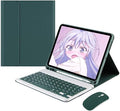 Keyboard Case for iPad Air 11 inch (M3 2025/M2 2024) with Mouse, Case for iPad Air 5th/4th Gen with Keyboard Cover with Pencil Holder, Teal