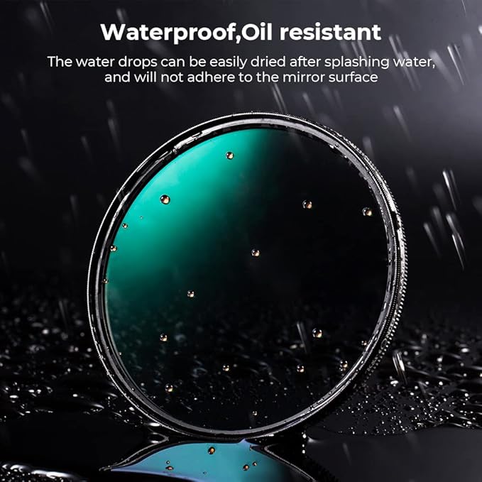 K&F Concept 82mm Circular Polarizers Filter Polarizing Filter 28 Multi-Layer Coated Super Slim High Definition CPL Lens Filter (Nano-X Series)