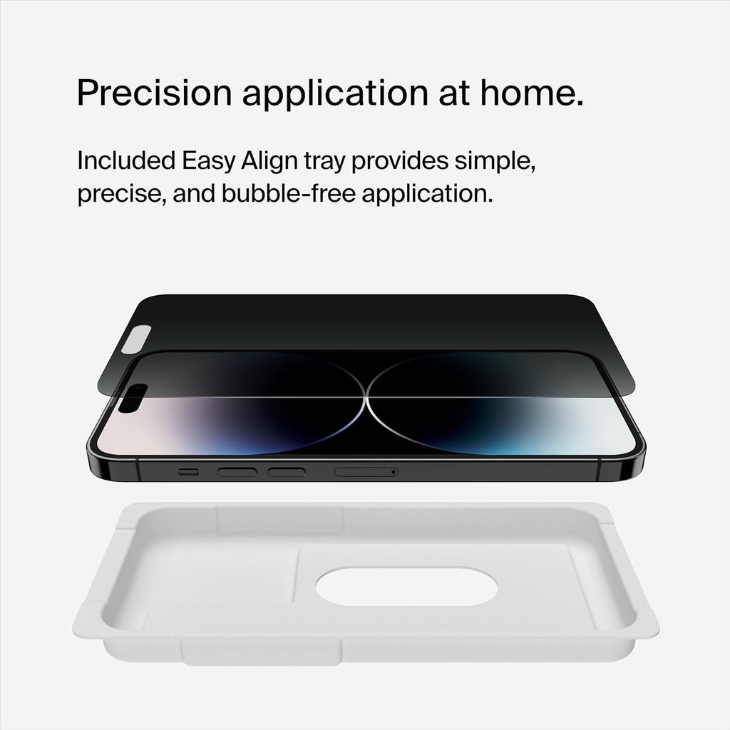 Belkin UltraGlass Privacy Screen Protector Anti-Spy iPhone 14/13/13 Pro