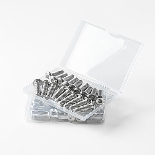 5/16-18 x 1" (20 Pack) Flat Head Hex Socket Cap Screws Bolts, 304 Stainless Steel 18-8, Hex Drive, Bright Finish, Fully Machine Thread