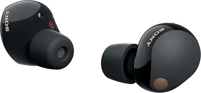 Sony WF-1000XM5 The Best Truly Wireless Bluetooth Noise Canceling Earbuds & in-Ear Headphones with Alexa Built-in, Black