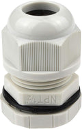 XHF 50 Pcs 1/2" IP68 Strain Relief Nylon Cord Grip Waterproof NPT Cable Glands Adjustable UL Listed and RoHS Compliant (Grey)