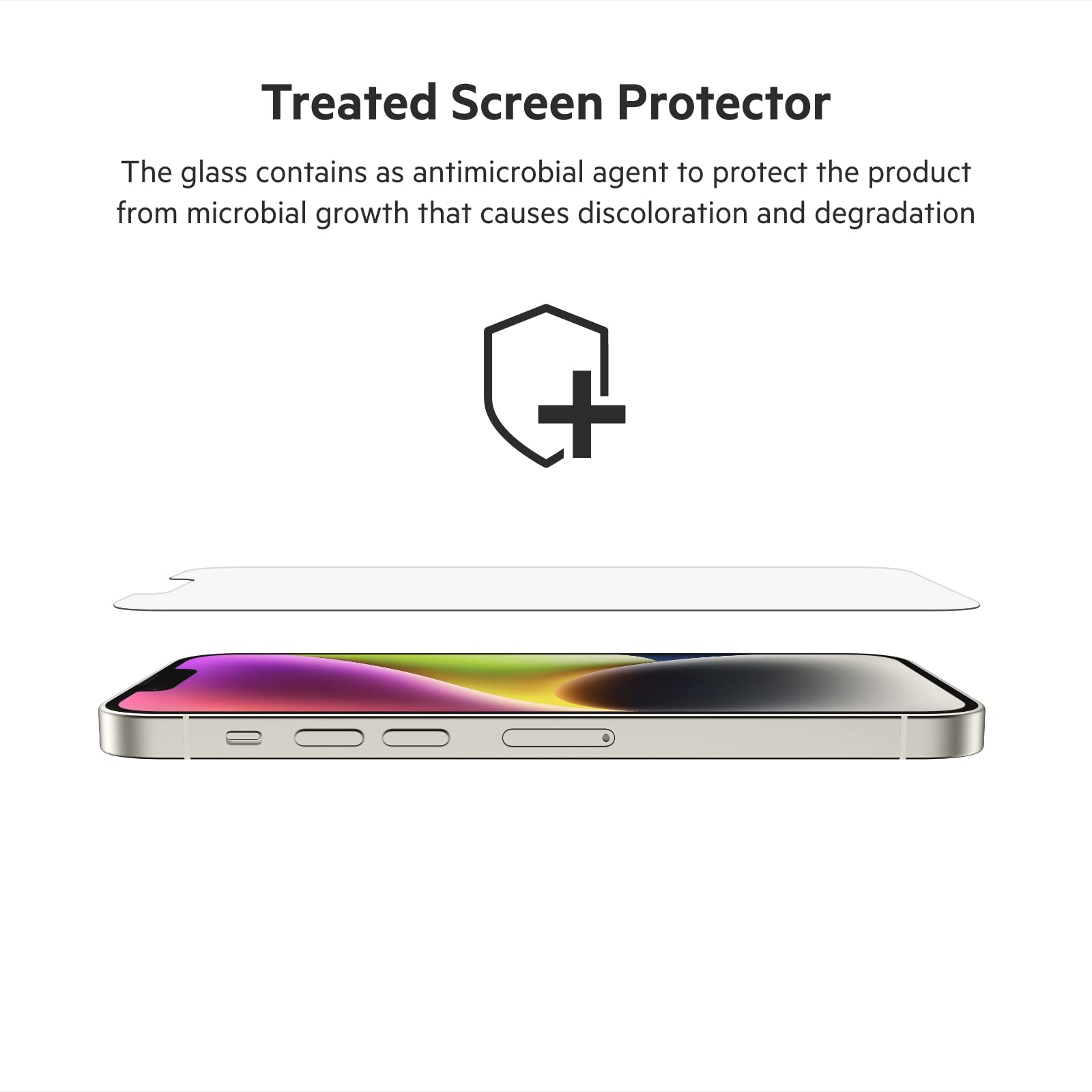 Belkin UltraGlass Scratch-Resistant Screen Protector iPhone 14/13/13 Pro