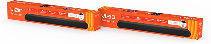 VIZIO 2.0 Soundbar w/Dolby Atmos & DTS:X, Bluetooth Speaker, QuickFit™ Compatible – SV200M-08 (New, 2024 Model)