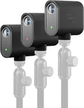 Logitech for Creators Mevo Start 3-Pack Wireless Live Streaming Cameras, for Multi-Camera HD Video,App Control and Stream via Smartphone or Wi-Fi