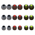 MMYQXI Silicone Replacement Earbud Tips Earbud Covers Ear Tips Fit for in-Ear Headphones (Inner Hole 3.8mm -5.1mm) Earbud Replacement Tips 9 Pairs