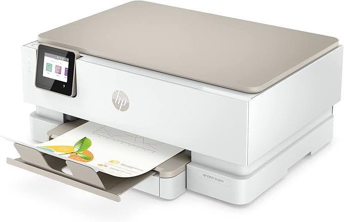 HP ENVY Inspire 7255e Wireless Color Thermal Inkjet Printer, Print, scan, copy, Easy setup,Mobile printing, Best-for-home, 3 month Instant Ink trial included