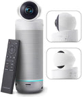 KanDao Meeting S - 180° Standalone Video Conferencing Camera, Microphone & Speaker Video Audio 4-in-one Meeting Camera, AI Smart Framing & Tracking, Hybrid Meeting Room Conference System, Zooming