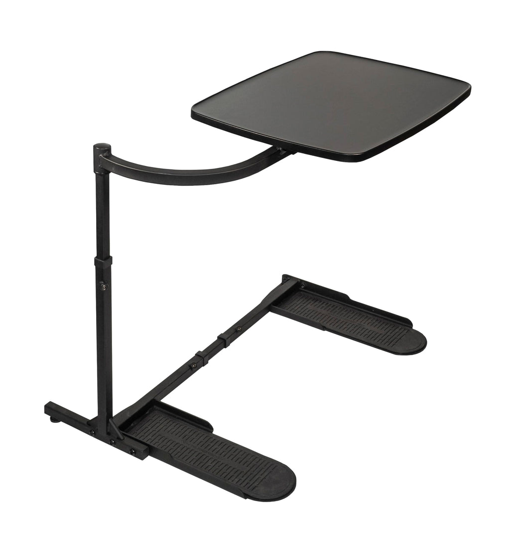 Stander Wonder Tray, Adjustable Swivel Table, Large Laptop Stand, Couch Desk, Side Tables & Gaming Bench, TV-Trays for Eating on Couches, Chairs, Recliners, Black