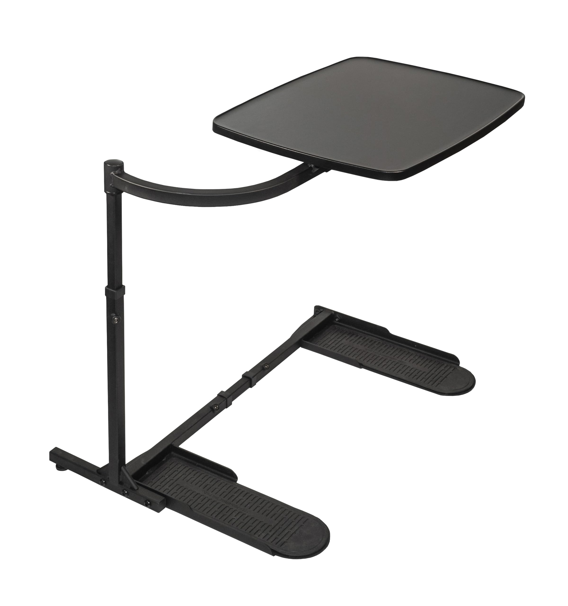 Stander Wonder Tray, Adjustable Swivel Table, Large Laptop Stand, Couch Desk, Side Tables & Gaming Bench, TV-Trays for Eating on Couches, Chairs, Recliners, Black