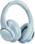 TUINYO Wireless Headphones - Noise Cancelling Over Ear Bluetooth Headphones with 60H Playtime, Deep Bass Hi-Fi Stereo Sound & Comfortable Earpads for Travel, Home and Office-Blue Gray…