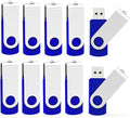 KOOTION 32 GB USB Flash Drive 32 gb Flash Drive 10 Pack Thumb Drive Memory Stick Pen Drive Keychain Design Blue