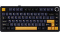 EPOMAKER x Aula F75 Gasket Mechanical Keyboard, 75% Wireless Hot Swappable Gaming Keyboard with Five-Layer Padding&Knob, Bluetooth/2.4GHz/USB-C, RGB (Black, Ice Vein Switch)
