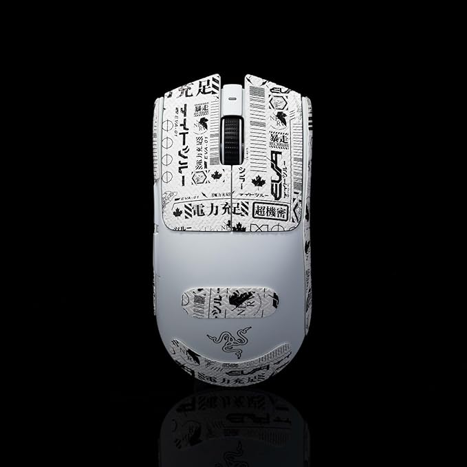 Grip Tape for Razer Viper V3 Pro - Anti-Slip,Enhanced Control, Sweat Resistance,Improves FPS Gaming Grip & Mouse Protection [Pre-Cut] EVA White