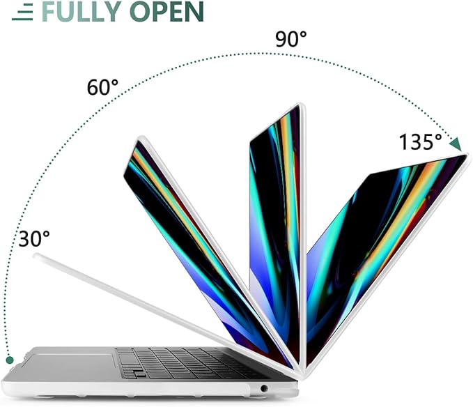 MEEgoodo Case for M4/M3/M2 MacBook Air 13.6 inch Case 2025 2024 2022, Fit Model A3240/A3113/A2681, Laptop Hard Shell with Keyboard Cover Compatible with MacBook Air 13 inch, Abtract Marble