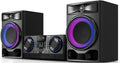 Pyle Mini Hi-Fi Bluetooth Stereo System – 3-Piece CD Player with Speakers, MP3, FM Radio, USB Recording, Subwoofer, DSP-Tech, Equalizer Settings, Compact Home Stereo System with Remote Control (Black)