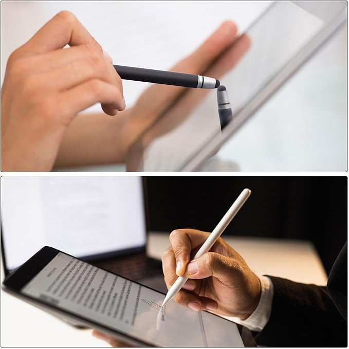 MECCANIXITY 2pcs Stylus Pens for Touch Screens Hexagon Crayon Stylus Pen Universal Capacitive Stylus for All Touch Screen Devices, 4.7" Yellow