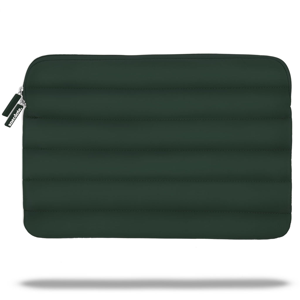 ANECDOTE Laptop Case 15-16 Inch – A Perfect Laptop Sleeve - Compatible with MacBook Air/Pro 15 inch M3 M2 M1 Chip Pro Max 2023-2021 – Fits well, Made of 100% Nylon with Aesthetic Design (Forest Green)