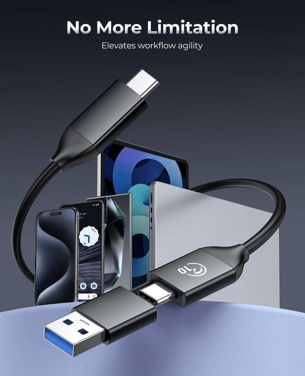 ORICO M25PRO 512GB Portable External SSD, Up to 460MB/s