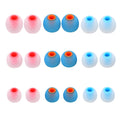 MMYQXI Silicone Replacement Earbud Tips Earbud Covers Ear Tips Fit for in-Ear Headphones (Inner Hole 3.8mm -5.1mm) Earbud Replacement Tips 9 Pairs