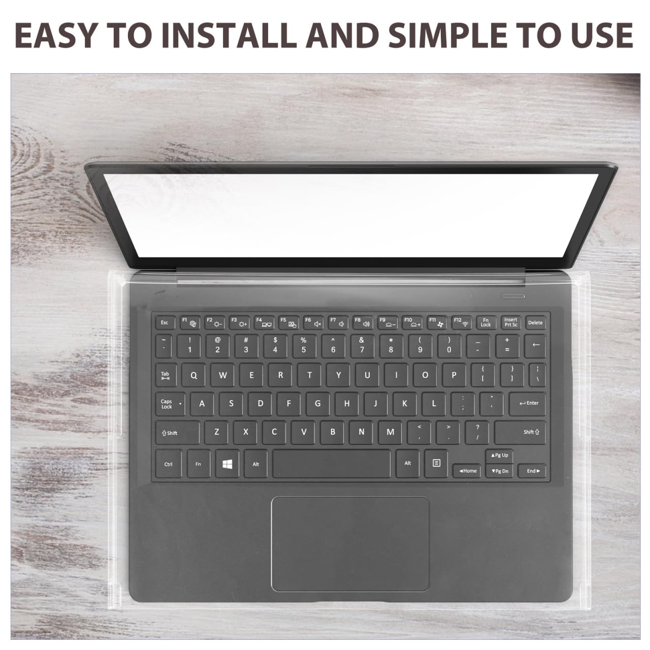 Gadpiparty Transparent Keyboard Protector Cover 15.74X10.43X1.57In Waterproof Acrylic Keyboard Dust Cover Versatile Protective Case for Laptop and Mechanical Keyboards