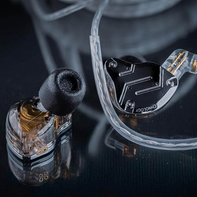 Comply 500 Core Series | Memory Foam Replacement IEM Ear Tips for KZ, Moondrop, FiiO Sennheiser & More | Superior Noise Isolation, Ultimate Comfort, Secure Fit | Black (S/M/L) (3 Pairs)