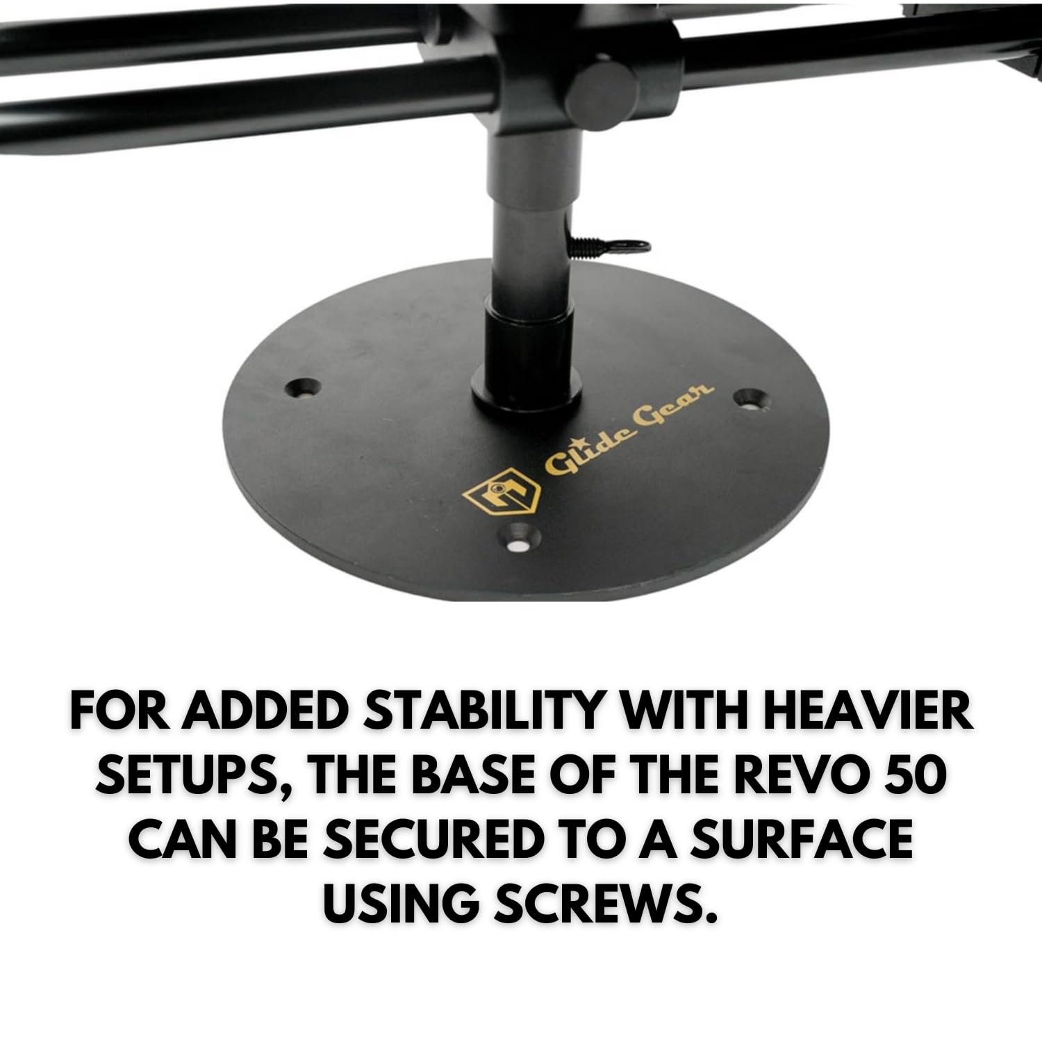 Glide Gear REVO 50 360° Rotating Camera Platform Rig, Adjustable Arm for DSLR or Smartphone, Aluminum Build, Supports Up to 40lbs