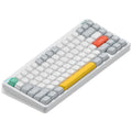 nuphy Halo75 V2 Mechancial Gaming Kyeboard,75% Wireless Hot Swappable Bluetooth Keyboard,83 Kyes RGB Backlit Keyboard,Support Bluetooth/2.4GHz/USB-C (White, Raspberry (46gf))