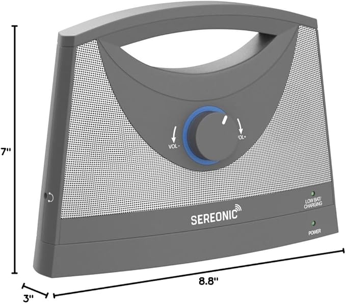Wireless TV Speakers for Hard of Hearing - Portable, Powerful, and Convenient